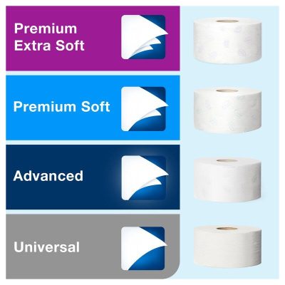 tork mini jumbo toalettpapír adagoló (fehér)
