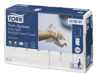 Tork Xpress® Extra Soft Multifold kéztörlő Premium, M hajtogatású