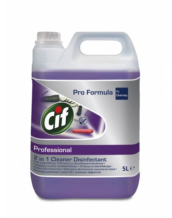 Cif Professional 2in1 Cleaner Disinfectant Conc 5 liter