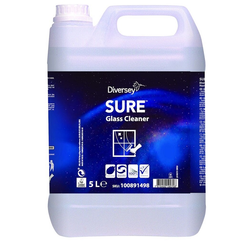 sure® glass cleaner 5l használatra kész ablaktisztítószer