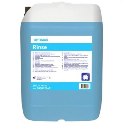 optimax™ rinse gépi öblítőszer edényekhez és poharakhoz 20 liter