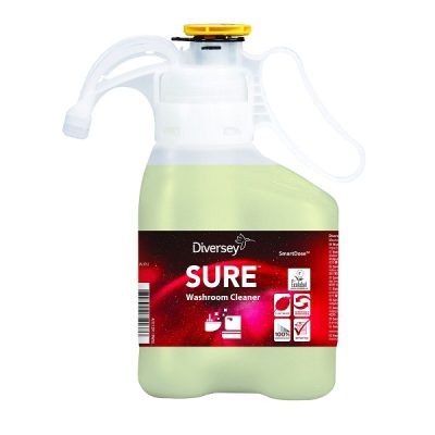 sure® washroom cleaner sd 1.4l fürdőszobai tisztítószer smartdose kiszerelésben