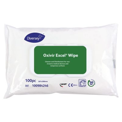 diversey oxivir excel wipe tisztító és fertőtlenítő kendő